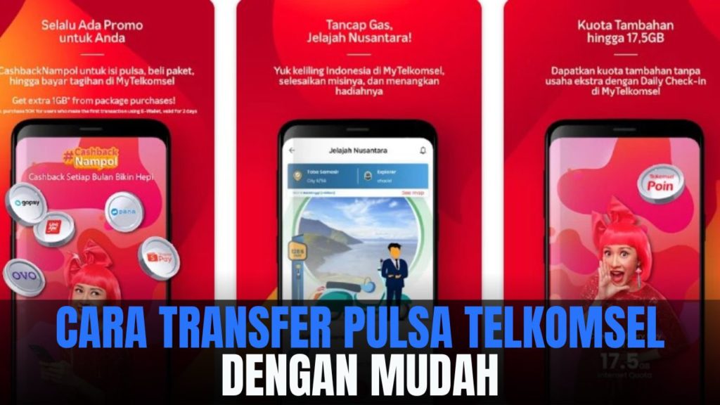 cara transfer pulsa Telkomsel